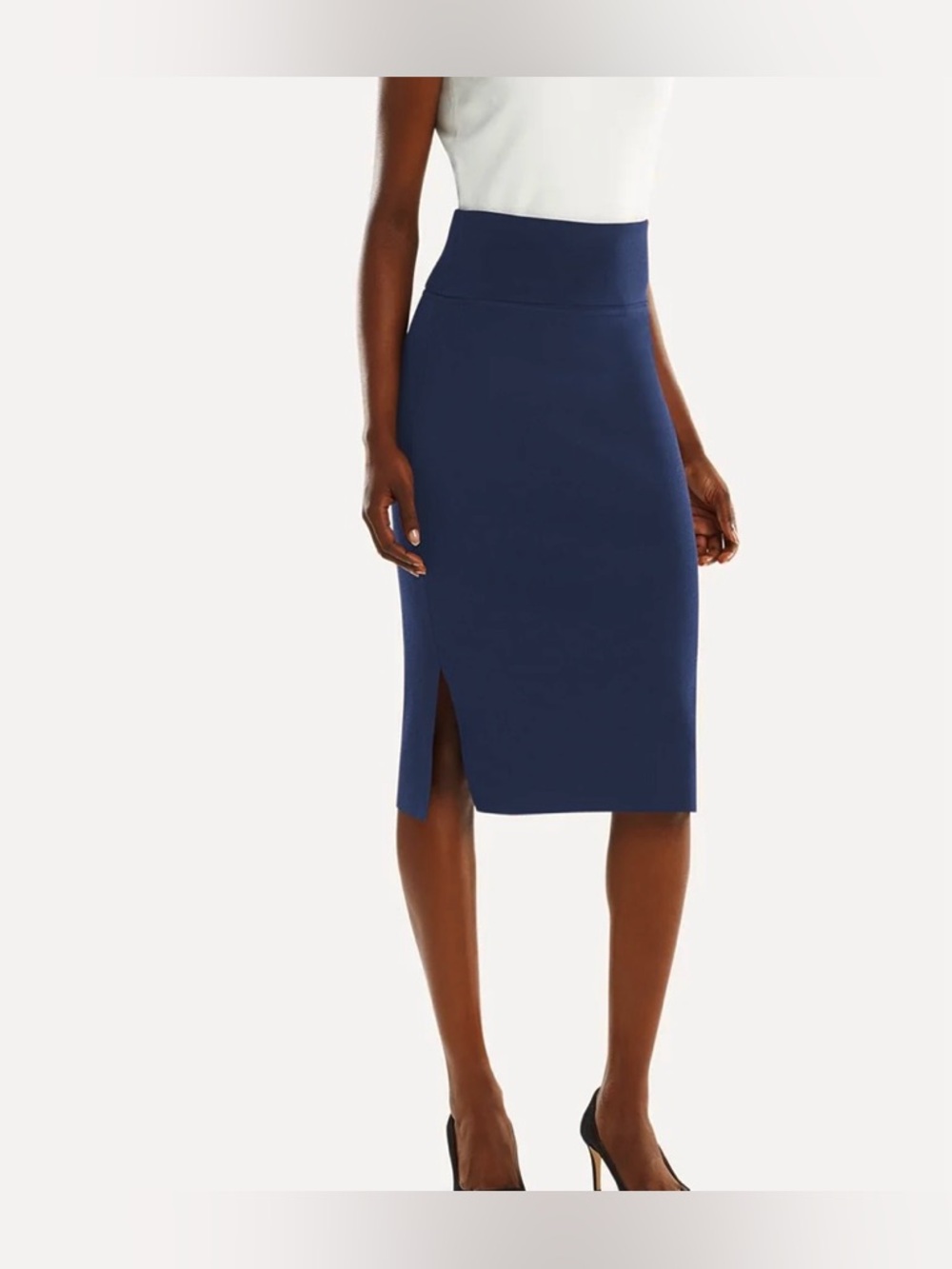NEW MM Lafleur Harlem 2.0 Skirt, Jardigan Knit, Regent Blue, Women’s Large